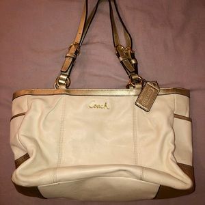 Authentic leather Coach purse